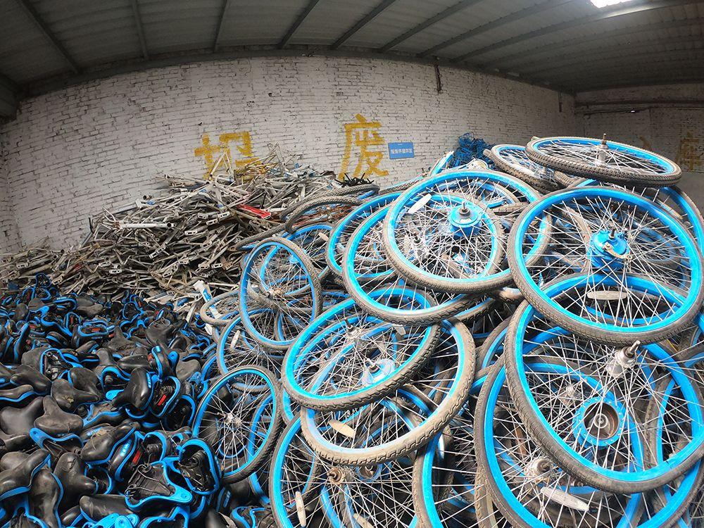 城市钢铁垃圾如何回收记者实访天津工厂解密共享单车的最后一站